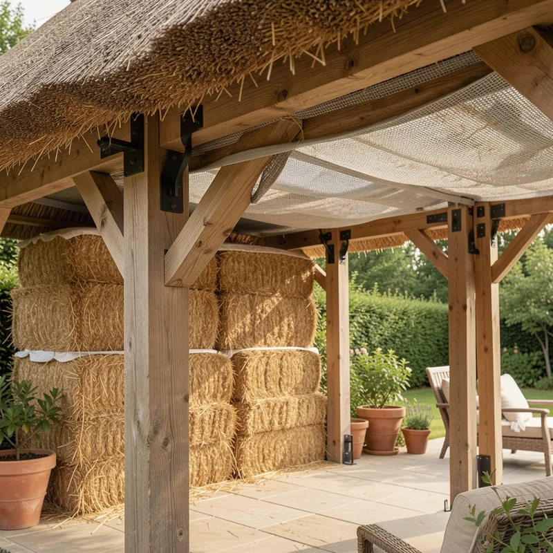 Toit en paille pour pergola : techniques, coût et étapes en 2026